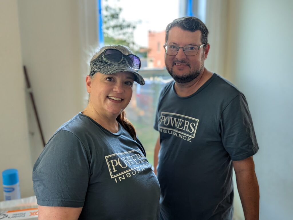 Volunteer day, home renovation, house project, anniversary, insurance, risk management, community